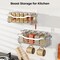 Shower Caddy Basket Shelf with 5 Hooks Adhesive Organizer Storage Rack Rust Resistant Wall Mounted Stainless Steel No Drilling for Bathroom, Toilet, Kitchen - 2 Pack